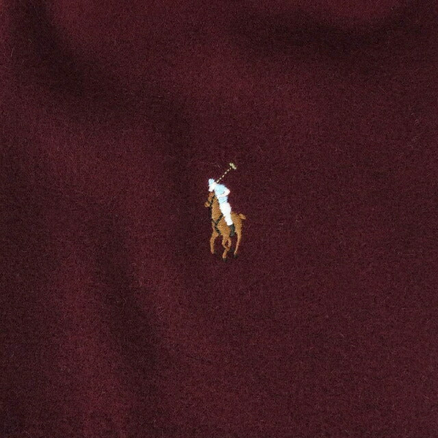 ポロラルフローレン POLO RALPH LAUREN マフラー PC1047-613 カラー刺繍ロゴ Harvard Wine マフラー WQ00051465