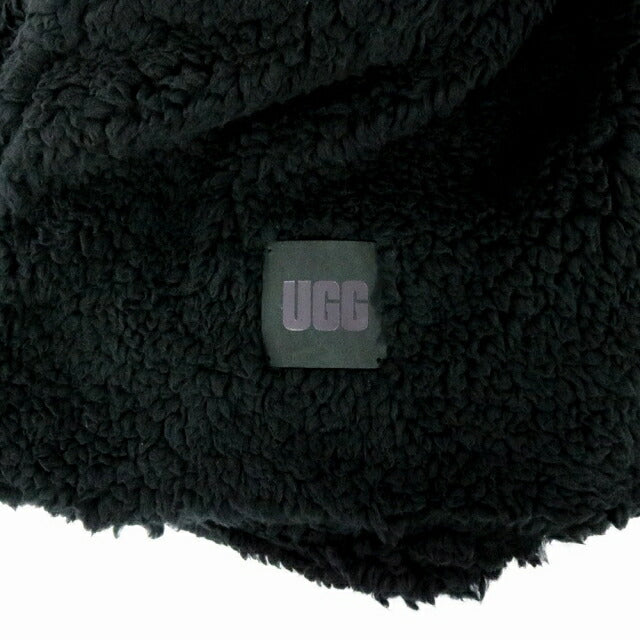 アグ UGG マフラー 20052 W SHERPA OVERSIZED SCARF ストール 20052-BLK レディース メンズ ブラック WQ00051527