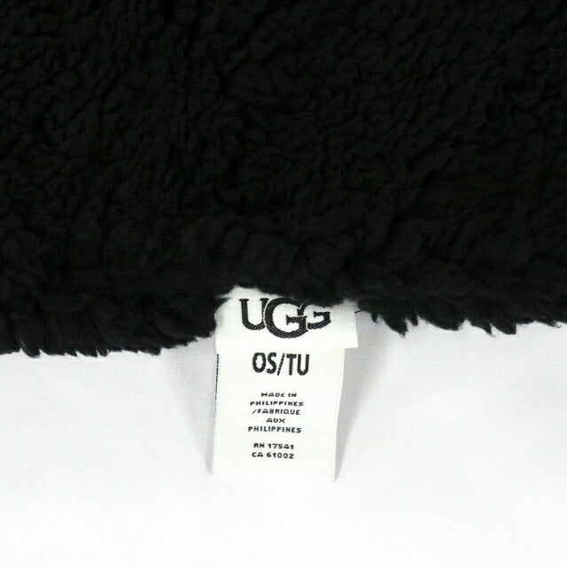 アグ UGG マフラー 20052 W SHERPA OVERSIZED SCARF ストール 20052-BLK レディース メンズ ブラック WQ00051527