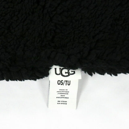 アグ UGG マフラー 20052 W SHERPA OVERSIZED SCARF ストール 20052-BLK レディース メンズ ブラック WQ00051527