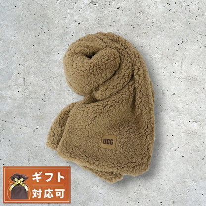 アグ UGG マフラー 20052 W SHERPA OVERSIZED SCARF ストール 20052-CARM レディース メンズ ブラウン WQ00051528