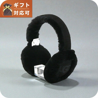 アグ UGG Sheepskin Embroidery Earmuff イヤーマフ 耳当て 20955-BLK レディース ブラック WQ00051563