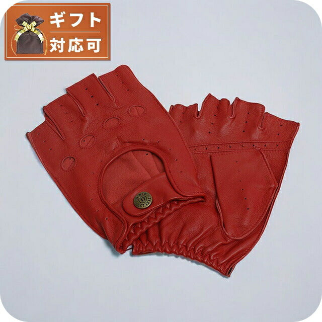 デンツ DENTS SNETTERTON 手袋 フィンガーレス グローブ 5-1009-BERRY-L メンズ レッド 手袋 WQ00051566