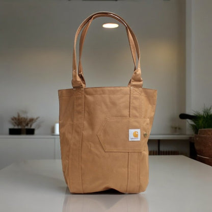 カーハート Carhartt トートバッグ B0000378-BROWN Vertical Open Tote　メンズ ブラウン WQ00051585