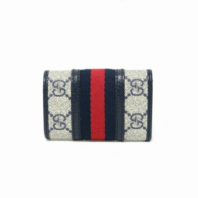 グッチ GUCCI キーケース 603732-96IWN-4076 ベージュブルー GGスプリーム キャンバス WQ00051616
