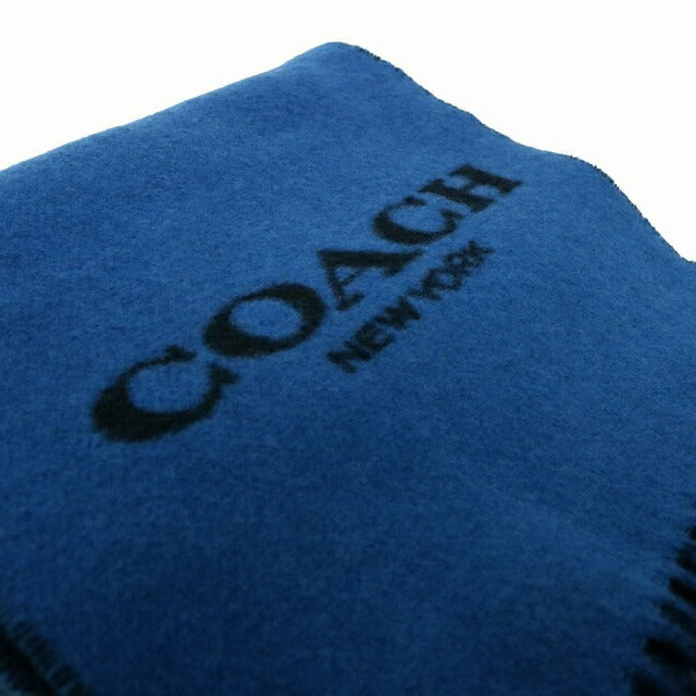 コーチ COACH マフラー CK717-RI7 メンズレディース ネイビー WQ00051647