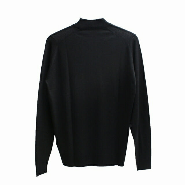 ジョンスメドレー JOHN SMEDLEY HARCOURT モックネック ニット HARCOURT-BLACK-XL メンズ black WQ00051663