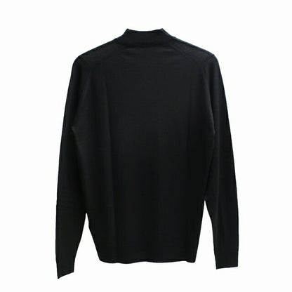 ジョンスメドレー JOHN SMEDLEY HARCOURT モックネック ニット HARCOURT-BLACK-XL メンズ black WQ00051663