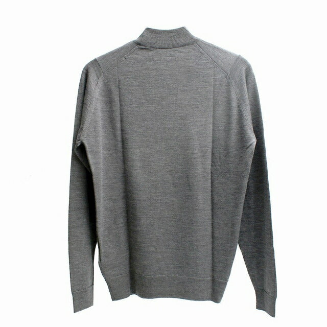 ジョンスメドレー JOHN SMEDLEY HARCOURT モックネック ニット HARCOURT-SILVER-M メンズ silver WQ00051670