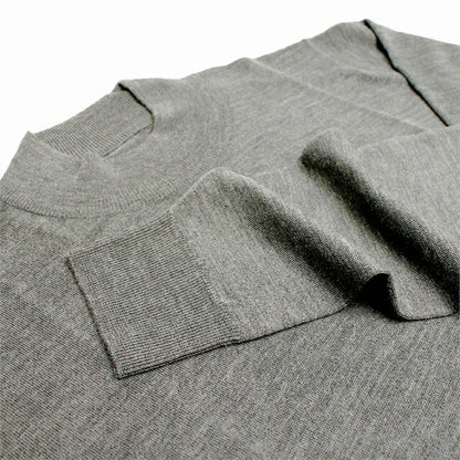 ジョンスメドレー JOHN SMEDLEY HARCOURT モックネック ニット HARCOURT-SILVER-M メンズ silver WQ00051670