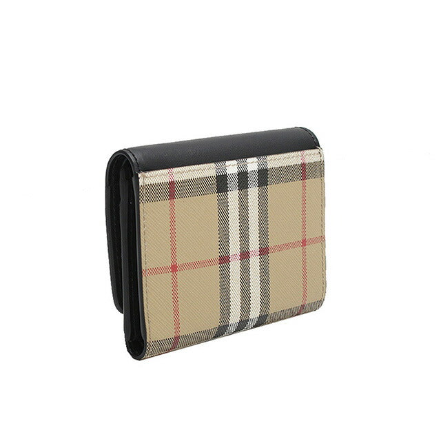 バーバリー BURBERRY LANCASTER 三つ折り財布 8057976 レディース ブラック WQ00051708