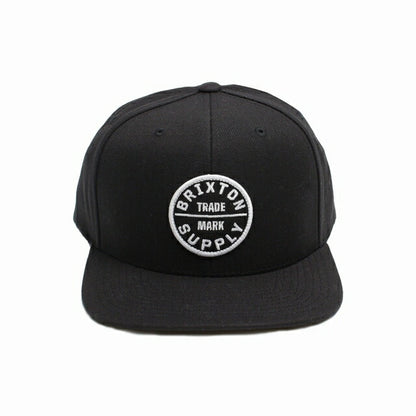 ブリクストン BRIXTON OATH 3 SNAPBACK キャップ 帽子 10777-BLACK メンズ ブラック WQ00051757