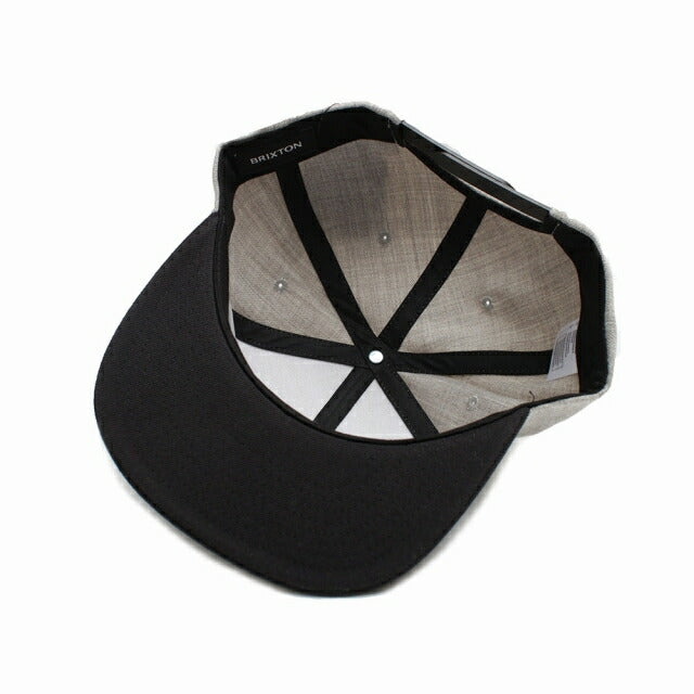 ブリクストン BRIXTON OATH 3 SNAPBACK キャップ 帽子 10777-LHGBK メンズ ライトヘザーグレー WQ00051758