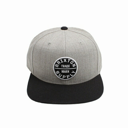 ブリクストン BRIXTON OATH 3 SNAPBACK キャップ 帽子 10777-LHGBK メンズ ライトヘザーグレー WQ00051758