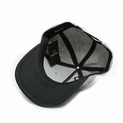 ブリクストン BRIXTON CREST C MP SNAPBACK キャップ 帽子 11001-HTGBK メンズ ヘザーグレー WQ00051760