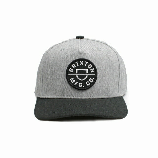 ブリクストン BRIXTON CREST C MP SNAPBACK キャップ 帽子 11001-HTGBK メンズ ヘザーグレー WQ00051760