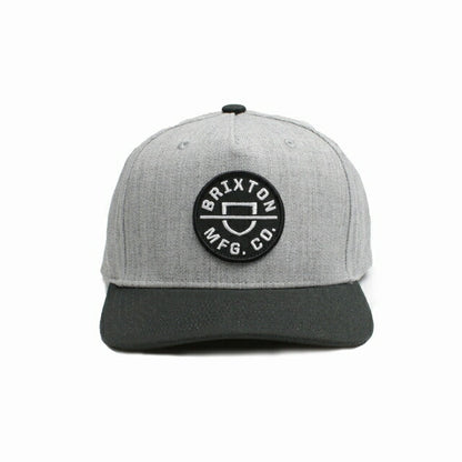 ブリクストン BRIXTON CREST C MP SNAPBACK キャップ 帽子 11001-HTGBK メンズ ヘザーグレー WQ00051760