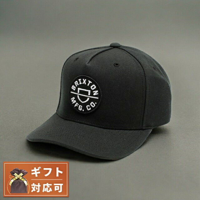 ブリクストン BRIXTON CREST C MP SNAPBACK キャップ 帽子 11001-BLACK メンズ ブラック WQ00051761