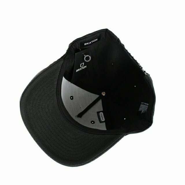 ブリクストン BRIXTON CREST C MP SNAPBACK キャップ 帽子 11001-BLACK メンズ ブラック WQ00051761