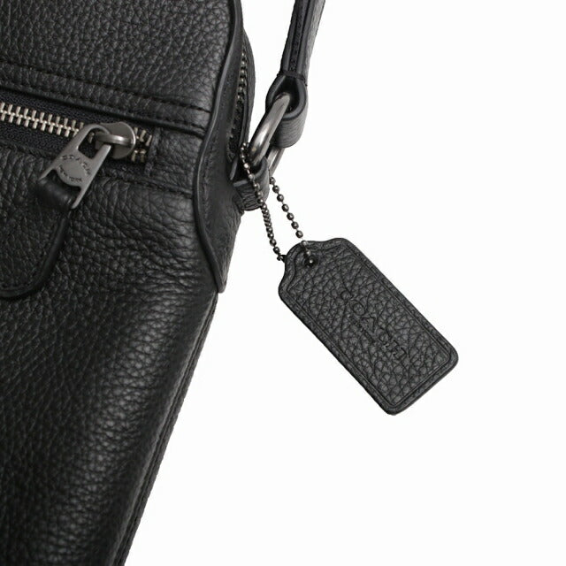 コーチ COACH ショルダーバッグ 4011-QB-BK 鞄 レザー メンズ ブラック WQ00051800
