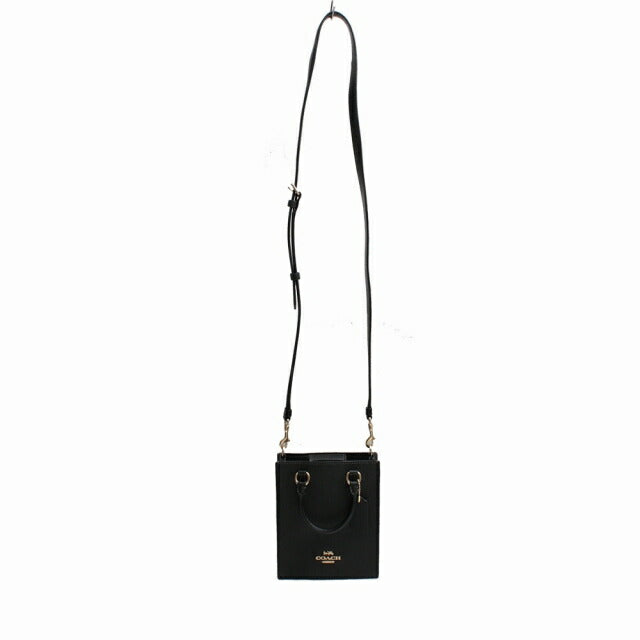コーチ COACH PLLD LTH NS MIN TOTE ショルダーバッグ CJ500-IMBLK レディース ブラック WQ00051805
