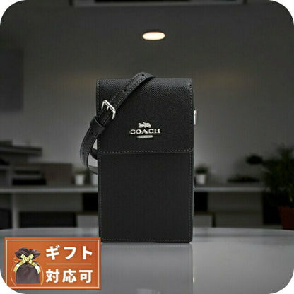 コーチ COACH スマホショルダー バッグ鞄 携帯 CM235-SVDTV レディース ブラック WQ00051808