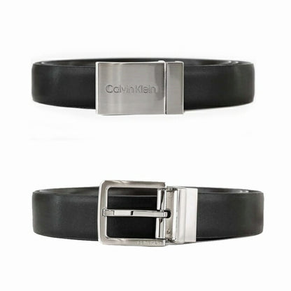 カルバンクライン CALVIN KLEIN ベルト 11CK020005-014 メンズ ブラック ブラウン リバーシブル CK ベルト WQ00051904