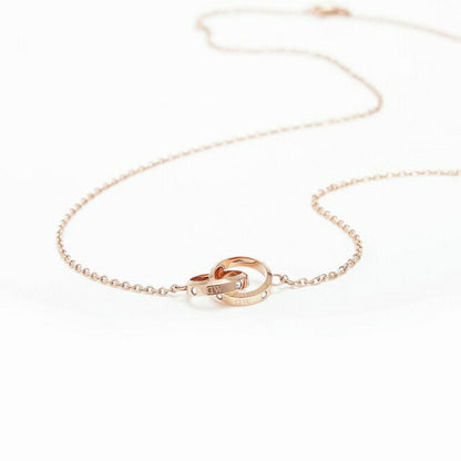 ダニエルウェリントン DANIEL WELLINGTON CLASSIC LUMINE UNITY ネックレス DW00400352 レディース ローズゴールド WQ00051977