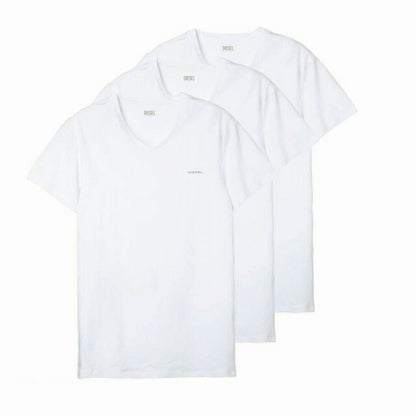 ディーゼル DIESEL Tシャツ 00SPDM-0AALW-100-M メンズ ホワイト 3枚セット 下着 WQ00051995