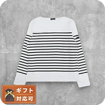 セントジェームズ SAINT JAMES NAVAL ロングTシャツ ロンT 長袖 ボーダー NAVAL-2691-NEIGE-NOIR-S レディース メンズ WQ00052021