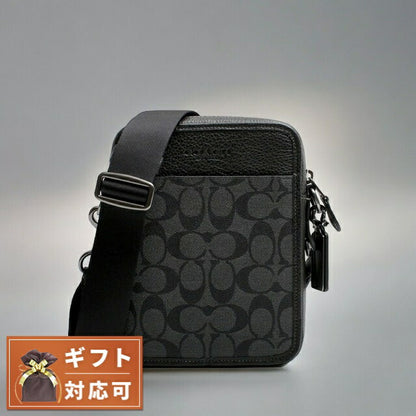 コーチ COACH ショルダーバッグ CC009-QBMI5 メンズ メンズ シグネチャーサリバン クロスボディ CC009 QBMI5 チャコール WQ00052049