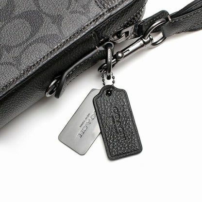 コーチ COACH ショルダーバッグ CC009-QBMI5 メンズ メンズ シグネチャーサリバン クロスボディ CC009 QBMI5 チャコール WQ00052049