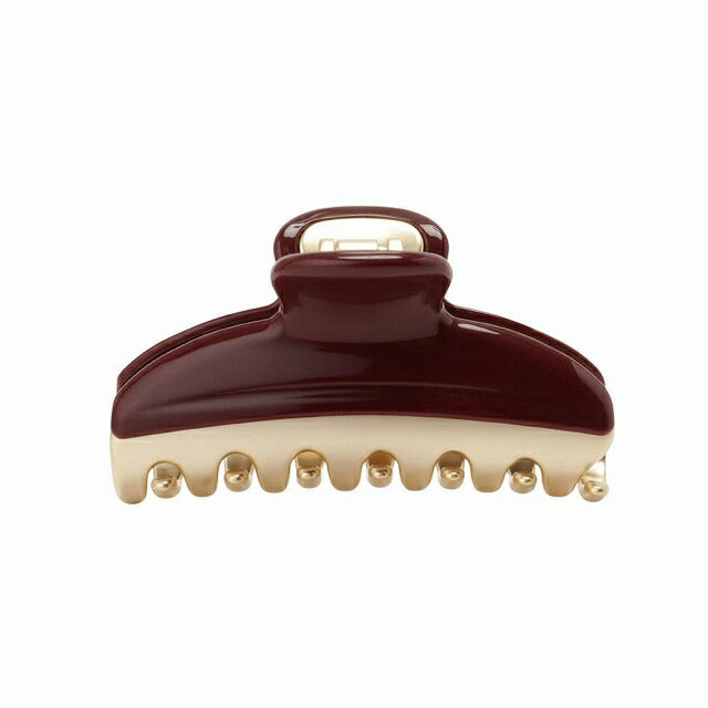 【新品】アレクサンドルドゥパリ　ヘアクリップ　ベージュM スワロフスキー アレクサンドルドゥパリ ALEXANDRE DE PARIS ヘアクリップ ICCM