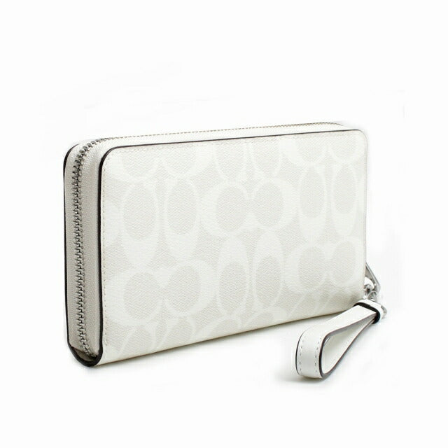 コーチ COACH 長財布 CN051-SVRFI レディース ホワイト ウォレット 付け替えストラップ ギフトボックス付き WQ00052138