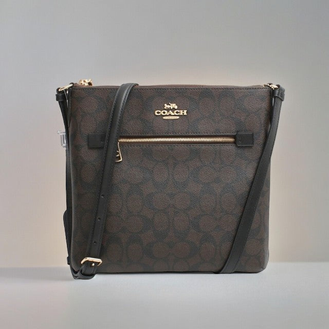 コーチ COACH SIG ROWAN FILE BAG ショルダーバッグ C1554-IMAA8 レディース ブラウン WQ00052289