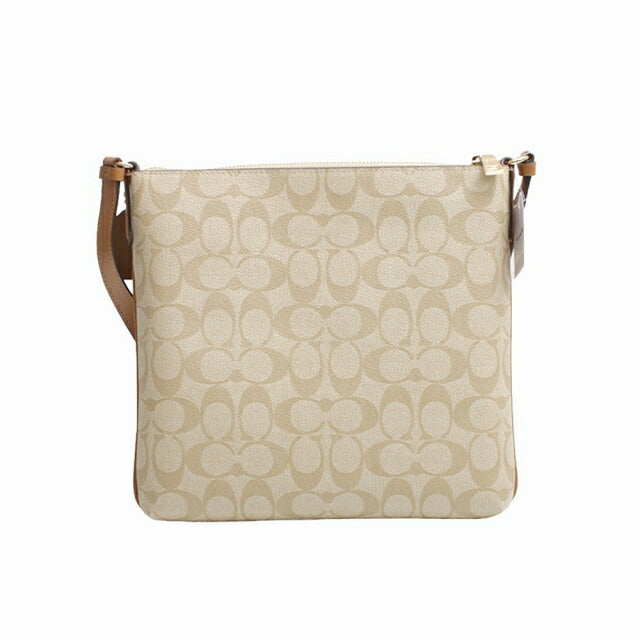 コーチ COACH SIG ROWAN FILE BAG ショルダーバッグ C1554-IMNLJ レディース カーキライトサドル WQ00052290