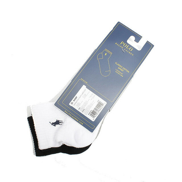 ポロラルフローレン POLO RALPH LAUREN ソックス 824032PK-ASST メンズ ブラック ホワイト グレー 3個セット 靴下 WQ00052322