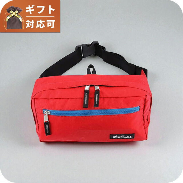 ワイルドシングス WILD THINGS ウエストバッグ WT-380-3803-RED メンズ RED WQ00052559
