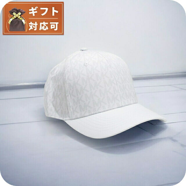 マイケルコース MICHAEL KORS 帽子 OS1000E33G-WHITE メンズ レディース ロゴ キャップ ホワイト 帽子 WQ00052600