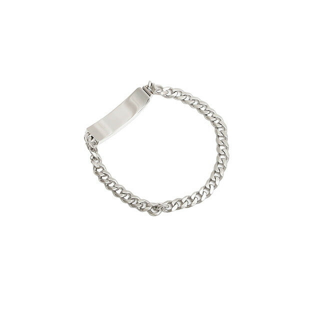 カルバンクライン CALVIN KLEIN ブラッシュド SS ブレスレット アクセサリー 35000048 メンズ シルバー WQ00052605