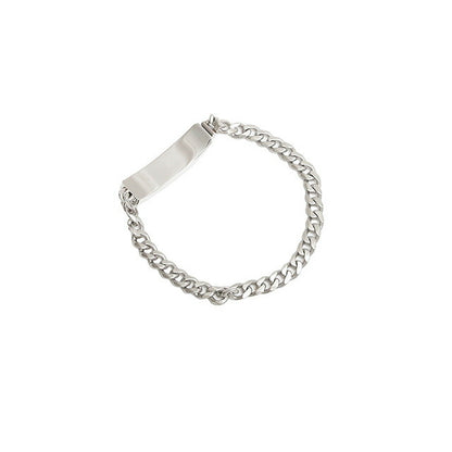 カルバンクライン CALVIN KLEIN ブラッシュド SS ブレスレット アクセサリー 35000048 メンズ シルバー WQ00052605