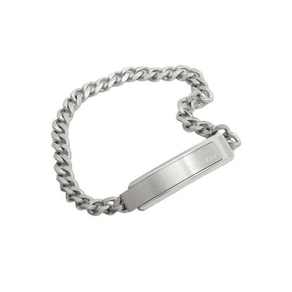 カルバンクライン CALVIN KLEIN ブラッシュド SS ブレスレット アクセサリー 35000048 メンズ シルバー WQ00052605
