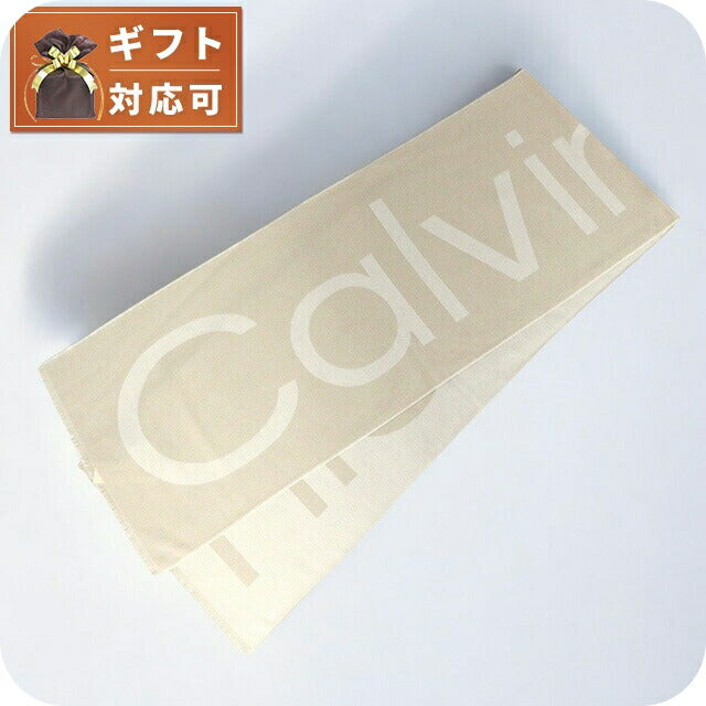 カルバンクライン CALVIN KLEIN マフラー K60K612028-PEG レディース ベージュ マフラー WQ00052769