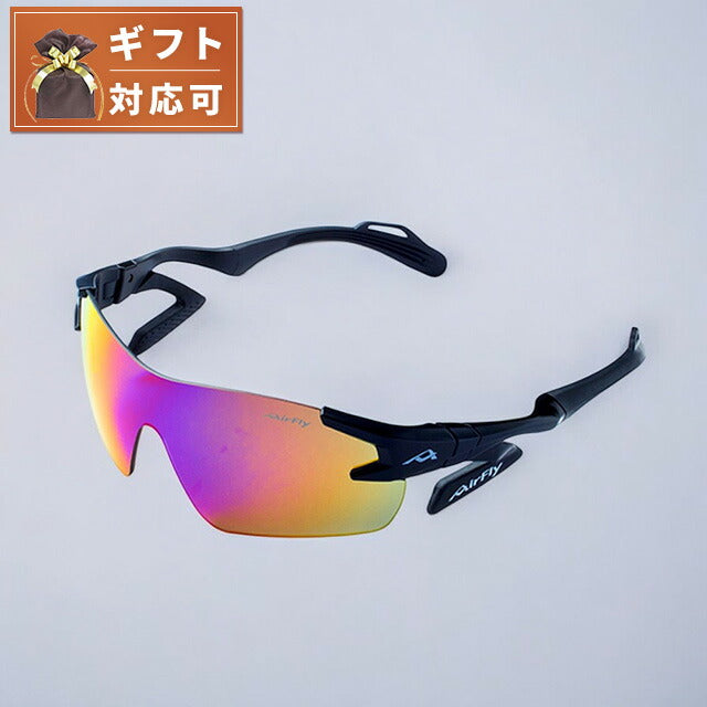 エアフライ AirFly サングラス AF301-C-3 メンズ レディース スポーツ 運動 ブラック サングラス WQ00052789