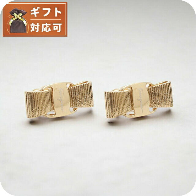 ピアス　Ferragamo ゴールド スクエア型 FERRAGAMO ガンチーニピアス – FELICE