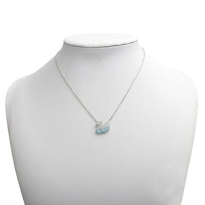 スワロフスキー SWAROVSKI Iconic Swan ネックレス アクセサリー 5512095 レディース ブルー WQ00052941