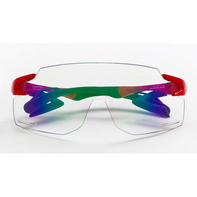 エアフライ AirFly サングラス AF301-C-6BK メンズ レディース レッド スポーツ 国内正規品 WQ00052965