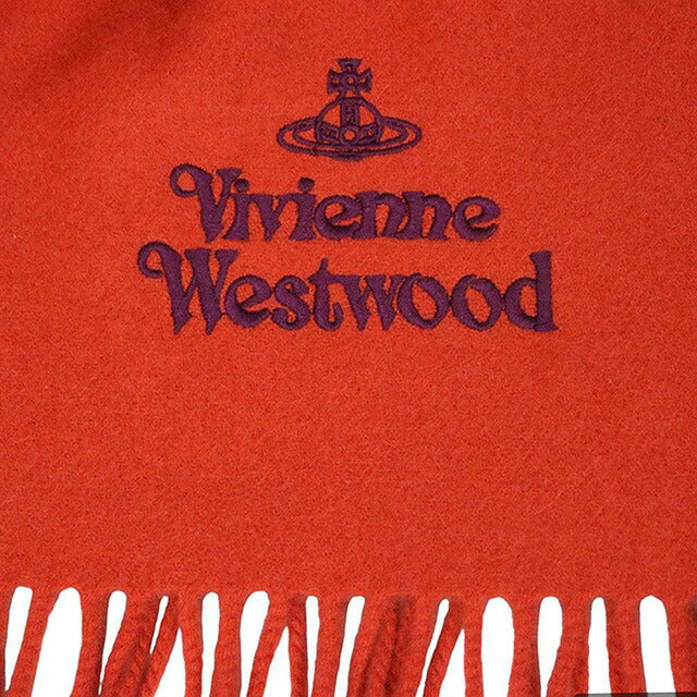 Vivienne Westwood マフラー 24-81030007-W00Q7-C409-TERRACOTTA ヴィヴィアンウエストウッド VIVIENNE WESTWOOD マフラー 24
