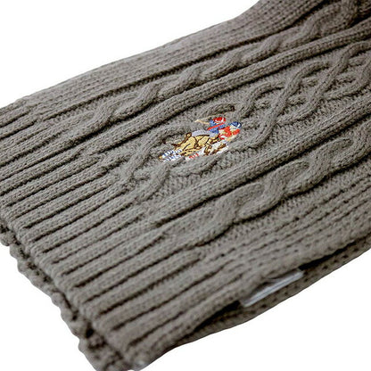 ユーエスポロ アッスン U.S.POLO ASSN マフラー 447160-CHACOAL レディース メンズ チャコールグレー マフラー WQ00052990