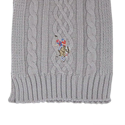 ユーエスポロ アッスン U.S.POLO ASSN マフラー 447165-LIGHTGRAY レディース メンズ ライトグレー マフラー WQ00052991